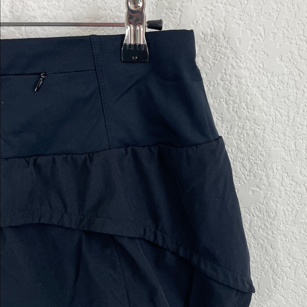 THE GYM PEOPLE High Waisted Running Shorts Quick Dry Mesh Liner Zipper Pockets - Picture 6 of 9